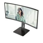 Monitor Profesional Curvo AOC CU34P3CV 34"/ WQHD/ Multimedia/ Regulable en altura/ Negro - PixelPlaza