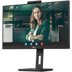 Monitor Profesional AOC Q27P3QW 27"/ QHD/ Webcam/ Multimedia/ Regulable en altura/ Negro - PixelPlaza