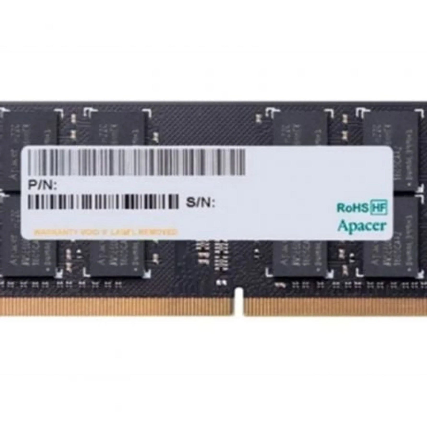 Memoria RAM Apacer ES.16G2V.GNH 16GB/ DDR4/ 2666MHz/ 1.2V/ CL19/ SODIMM - PixelPlaza