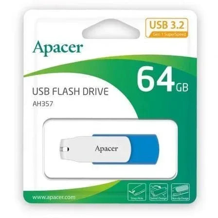 Pendrive 64GB Apacer AH357 USB 3.2 - PixelPlaza