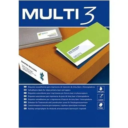 Etiquetas Adhesivas Apli 4719 Multi3/ 52.5 x 29.7mm/ 100 Hojas - PixelPlaza