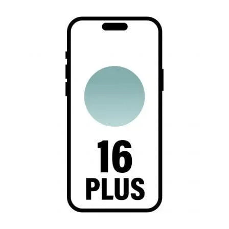 Smartphone Apple iPhone 16 Plus 128GB/ 6.7"/ 5G/ Verde Azulado - PixelPlaza