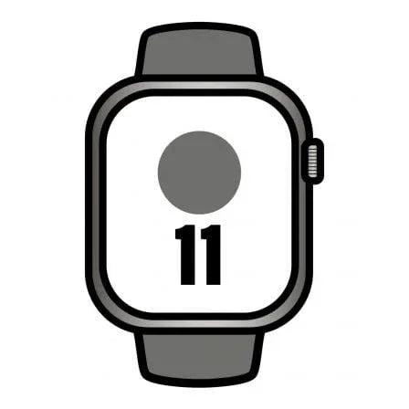 Apple Watch Series 11/ GPS/ Cellular/ 46mm/ Titanio Natural/ Correa Deportiva Gris Piedra M/L - PixelPlaza