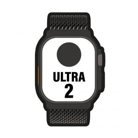 Apple Watch Ultra 2/ GPS/ Cellular/ 49mm/ Caja de Titanio Negro / Correa Milanese Loop Grande - PixelPlaza