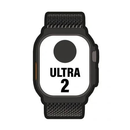 Apple Watch Ultra 2/ GPS/ Cellular/ 49mm/ Caja de Titanio Negro / Correa Milanese Loop Grande - PixelPlaza