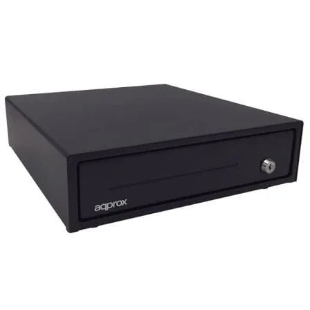 Cajón Portamonedas Approx appCASH33/ Manual y Automático/ Negro - PixelPlaza