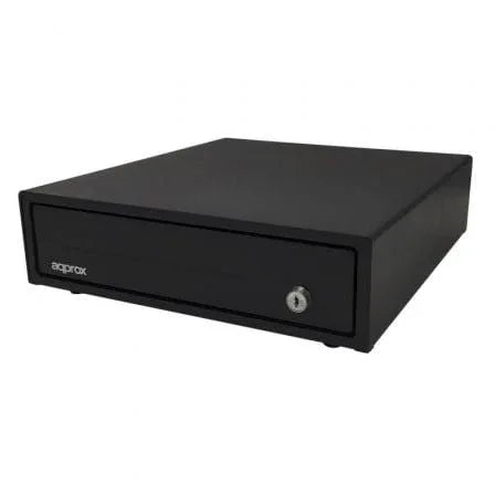 Cajón Portamonedas Approx appCASH33/ Manual y Automático/ Negro - PixelPlaza