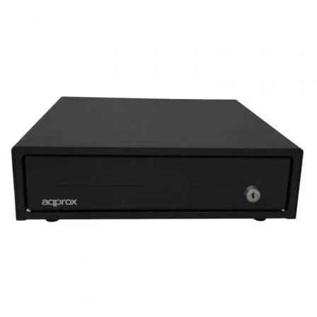 Cajón Portamonedas Approx appCASH33/ Manual y Automático/ Negro - PixelPlaza