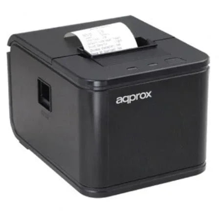 Impresora de Tickets Approx appPOS58AU/ Térmica/ Ancho papel 58mm/ USB/ Negra - PixelPlaza