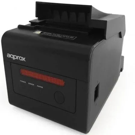 Impresora de Tickets Approx appPOS80ALARM/ Térmica/ Ancho papel 58 y 80mm/ USB-RS232-LAN-RJ11/ Negra - PixelPlaza