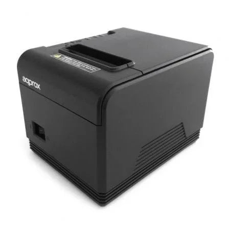 Impresora de Tickets Approx appPOS80AM3/ Térmica/ Ancho papel 80mm/ USB-RS232-Ethernet/ Negra - PixelPlaza