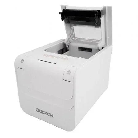 Impresora de Tickets Approx appPOS80AMUSEWH/ Térmica/ Ancho papel 80mm/ USB-RS232-Ethernet/ Blanca - PixelPlaza