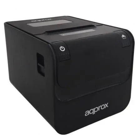 Impresora de Tickets Approx appPOS80USB+WIFI/ Térmica/ Ancho papel 80 y 58mm/ USB-WiFi-RJ11/ Negra - PixelPlaza