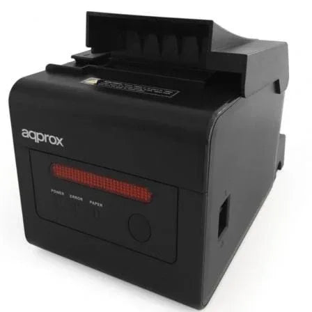 Impresora de Tickets Approx appPOS80WIFI+LAN/ Térmica/ Ancho papel 58 y 80mm/ USB-WiFi-LAN-RS232-RJ11/ Negra - PixelPlaza