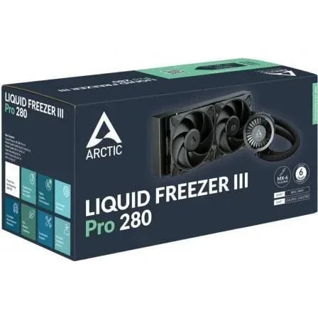 Sistema de Refrigeración Líquida Arctic Liquid Freezer III Pro 280/ Negro - PixelPlaza