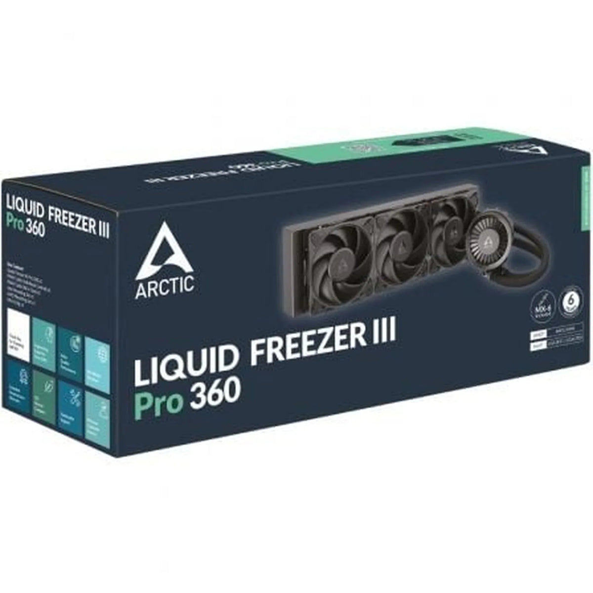 Sistema de Refrigeración Líquida Arctic Liquid Freezer III Pro 360/ Negro - PixelPlaza