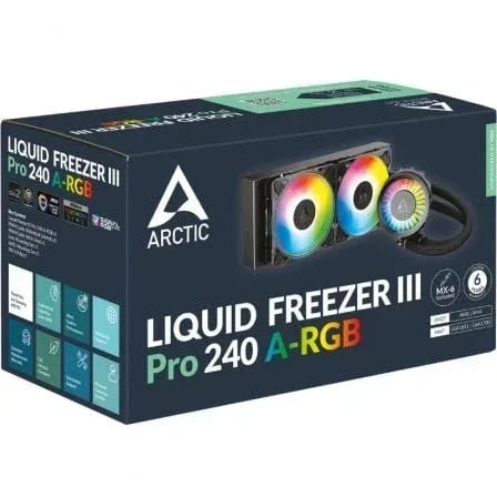 Sistema de Refrigeración Líquida Arctic Liquid Freezer III Pro 240 A-RGB/ Negro - PixelPlaza