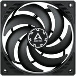Ventilador Arctic P12 Slim PWM PST/ 12cm/ Negro - PixelPlaza