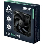 Ventilador Arctic P14 PWM PST/ 14cm/ Negro - PixelPlaza