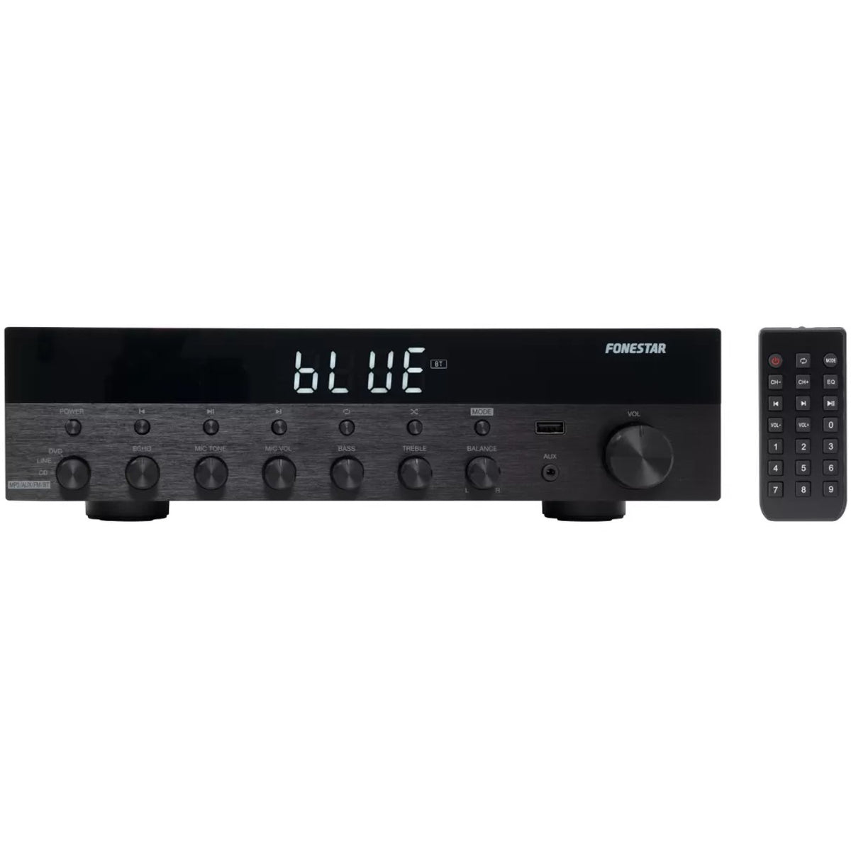 Amplificador estéreo Fonestar AS-3030/ 60W