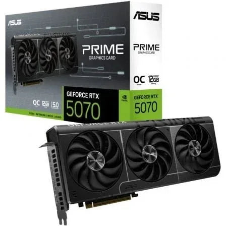 Tarjeta Gráfica Asus Prime GeForce RTX 5070 OC Edition/ 12GB GDDR7 - PixelPlaza