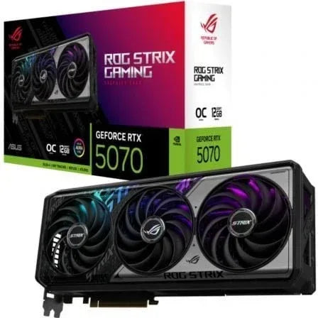 Tarjeta Gráfica Asus ROG Strix OC GeForce RTX 5070/ 12GB GDDR7 - PixelPlaza