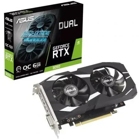 Tarjeta Gráfica Asus Dual GeForce RTX 3050 OC Edition/ 6GB GDDR6 - PixelPlaza