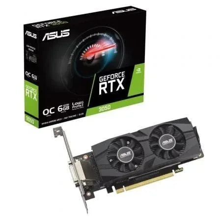 Tarjeta Gráfica Asus GeForce RTX 3050 LP BRK OC Edition/ 6GB GDDR6/ Compatible con Perfil Bajo - PixelPlaza