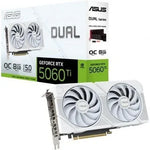 Tarjeta Gráfica Asus Dual GeForce RTX 5060 Ti OC White Edition/ 8GB GDDR7 - PixelPlaza