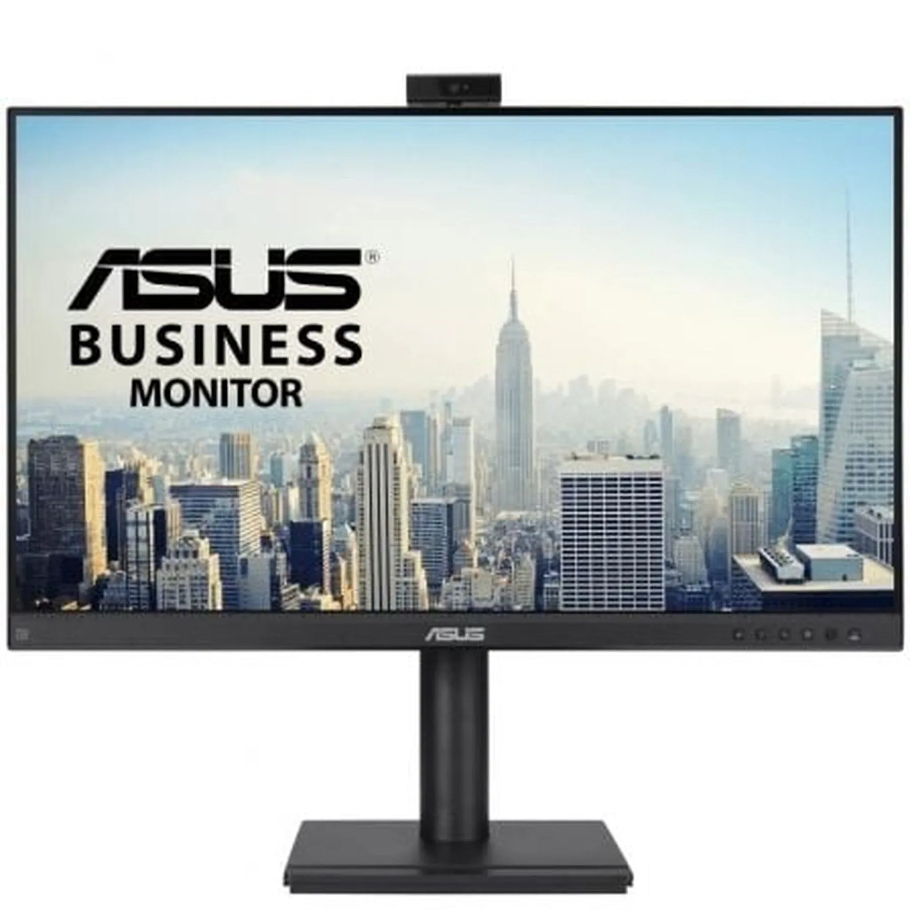 Monitor Profesional Asus BE249QFK 24"/ Full HD/ Webcam/ Multimedia/ Regulable en altura/ Negro - PixelPlaza