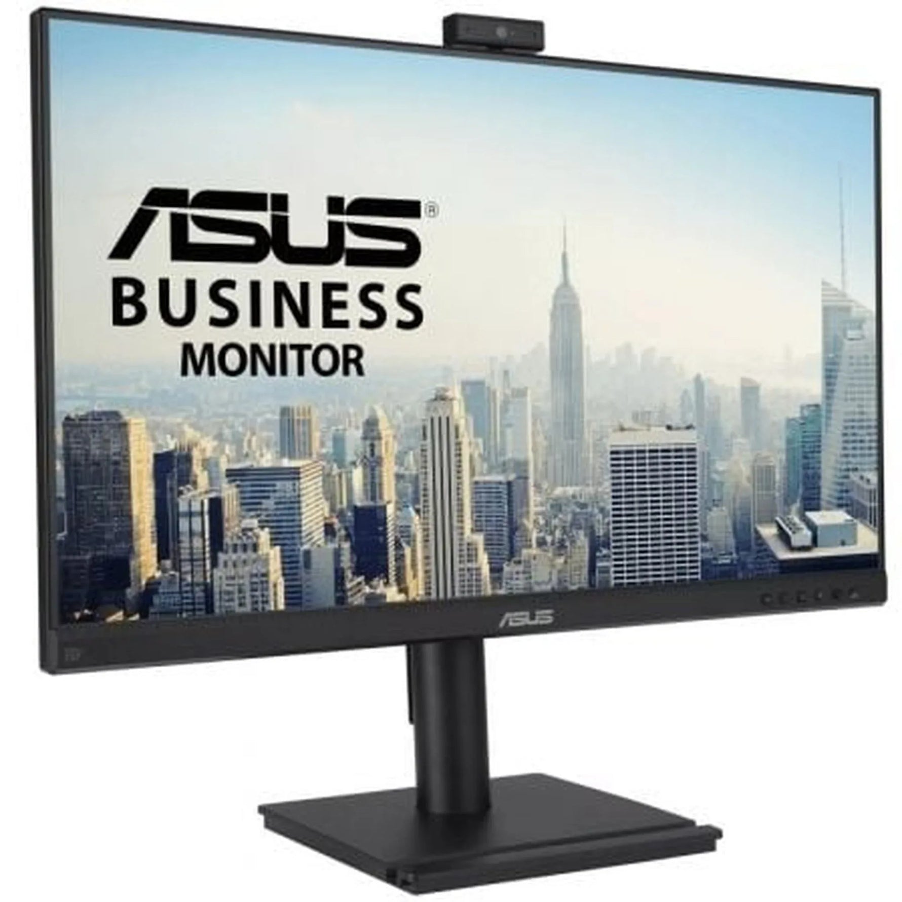 Monitor Profesional Asus BE249QFK 24"/ Full HD/ Webcam/ Multimedia/ Regulable en altura/ Negro - PixelPlaza