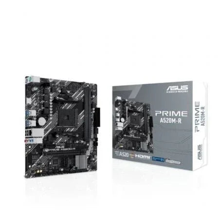 Placa Base Asus Prime A520M-R Socket AM4/ DDR4/ PCIe 3.0/ Micro ATX - PixelPlaza