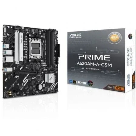 Placa Base Asus A620AM-A-CSM Socket AM5/ DDR5/ PCIe 4.0/ Micro ATX - PixelPlaza