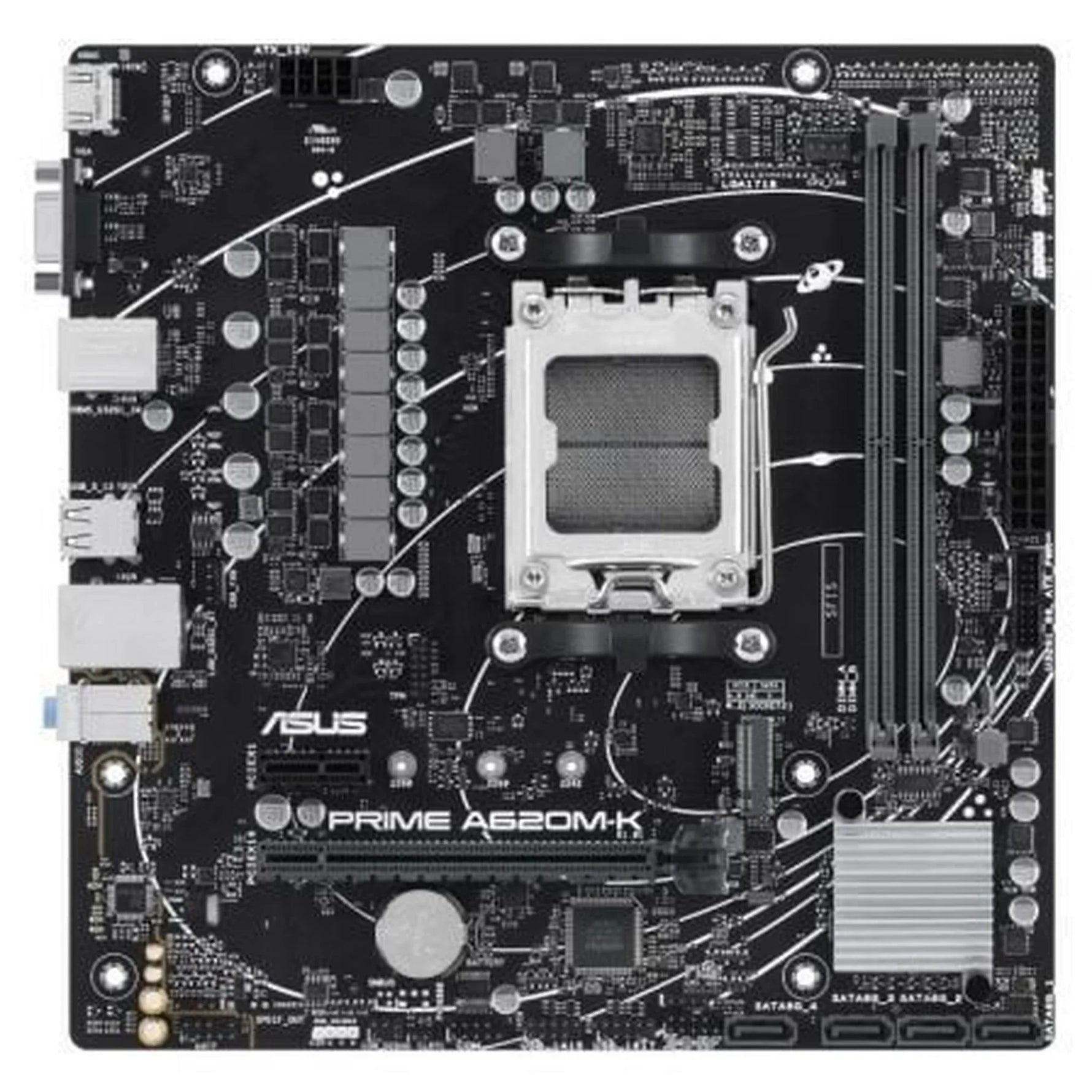 Placa Base Asus Prime A620M-K Socket AM5/ DDR5/ PCIe 4.0/ Micro ATX - PixelPlaza