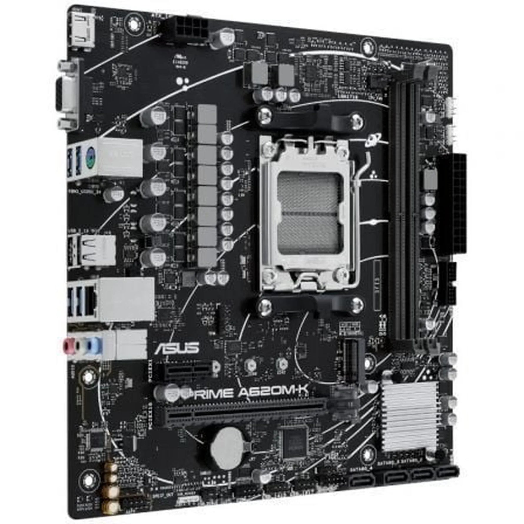 Placa Base Asus Prime A620M-K Socket AM5/ DDR5/ PCIe 4.0/ Micro ATX - PixelPlaza