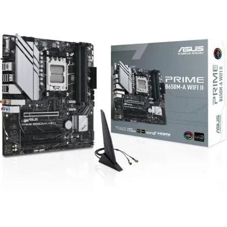 Placa Base Asus Prime B650M-A WIFI II Socket AM5/ DDR5/ PCIe 5.0/ Micro ATX - PixelPlaza