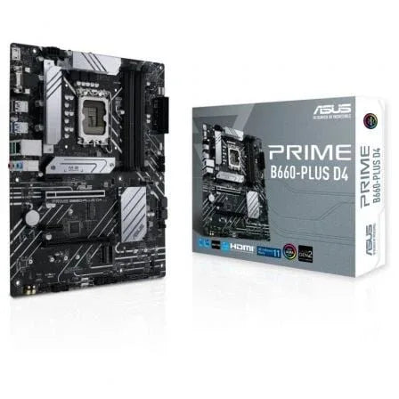 Placa Base Asus Prime B660-PLUS D4 Socket 1700/ DDR4/ PCIe 4.0 - PixelPlaza