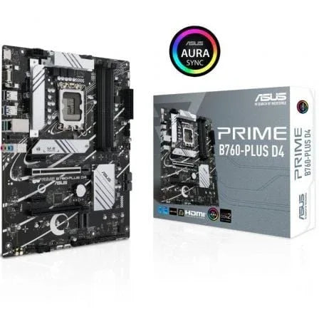 Placa Base Asus PRIME B760-PLUS D4 Socket 1700/ DDR4/ PCIe 5.0 - PixelPlaza