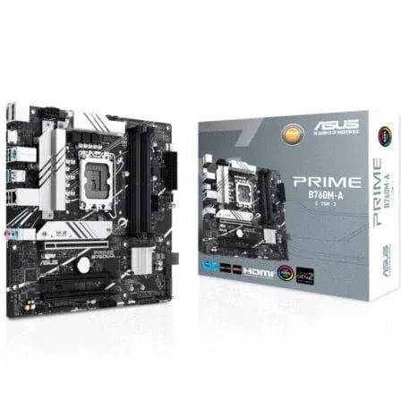 Placa Base Asus PRIME B760M-A-CSM Socket 1700/ DDR5/ PCIe 4.0/ Micro ATX - PixelPlaza