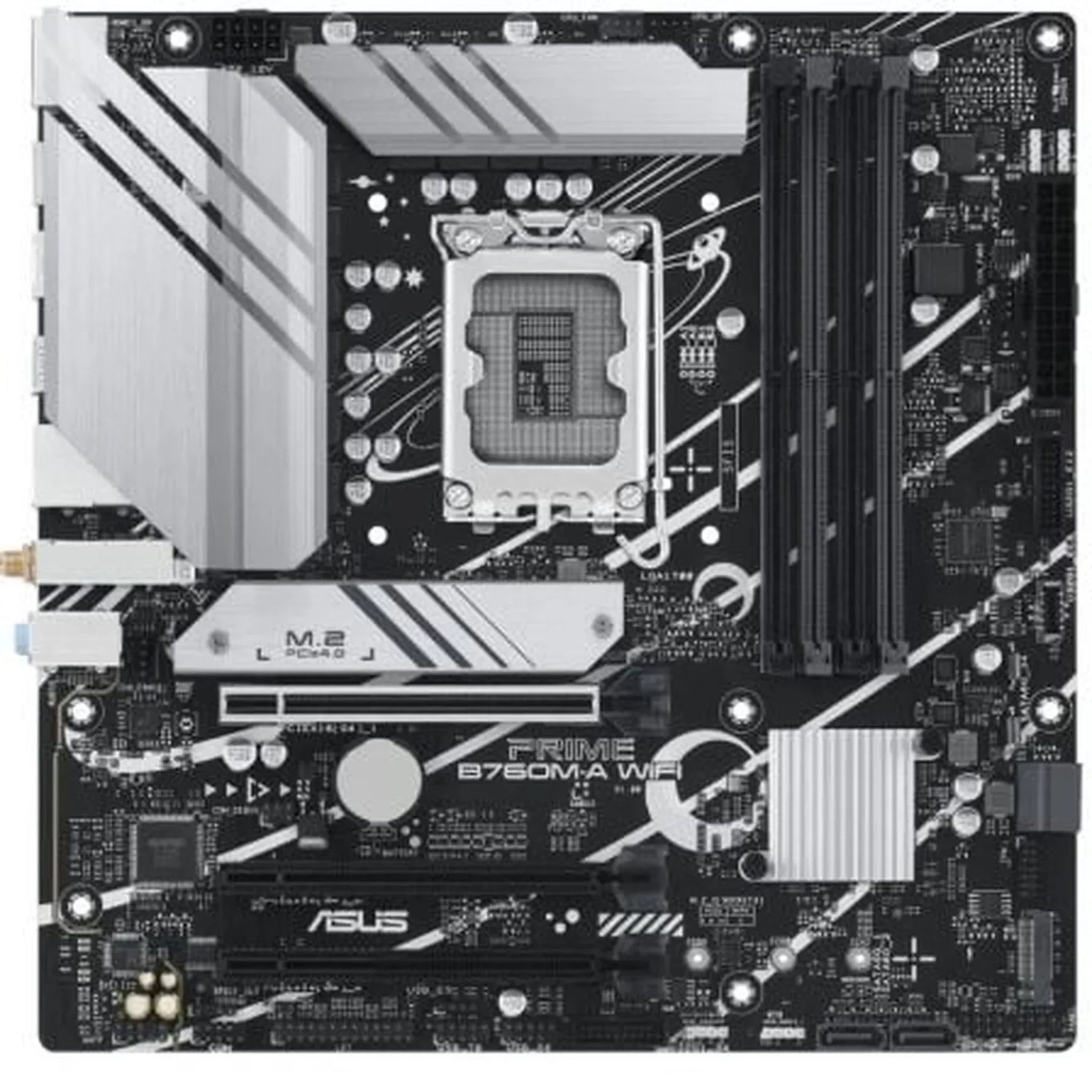 Placa Base Asus Prime B760M-A WIFI Socket 1700/ DDR5/ PCIe 4.0/ Micro ATX - PixelPlaza