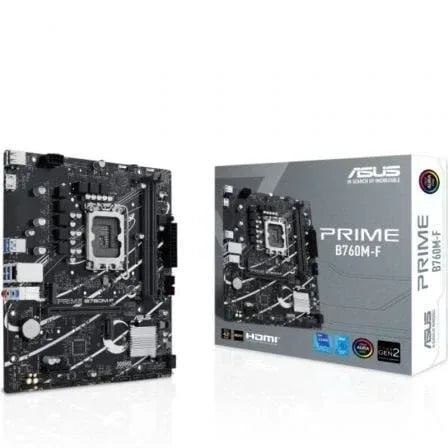 Placa Base Asus PRIME B760M-F Socket 1700/ DDR5/ PCIe 4.0/ Micro ATX - PixelPlaza