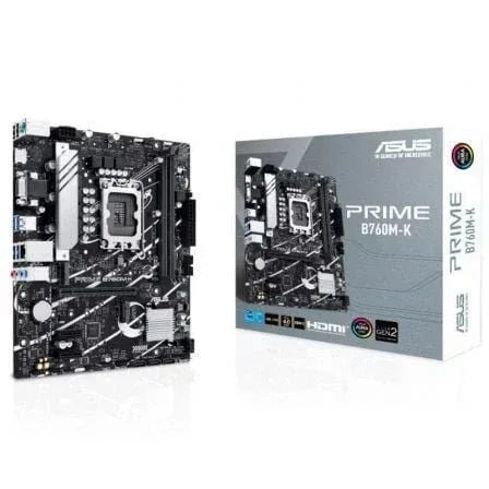 Placa Base Asus PRIME B760M-K Socket 1700/ DDR5/ PCIe 4.0/ Micro ATX - PixelPlaza