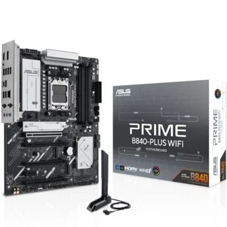 Placa Base Asus PRIME B840-PLUS WIFI Socket AM5/ DDR5/ PCIe 4.0 - PixelPlaza