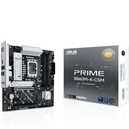 Placa Base Asus PRIME B860M-A CSM Socket 1851/ DDR5/ PCIe 5.0/ Micro ATX - PixelPlaza
