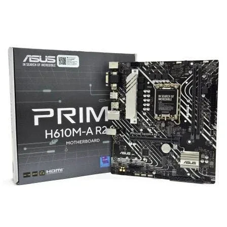 Placa Base Asus Prime H610M-A R2.0/ Socket 1700/ DDR5/ PCIe 4.0/ Micro ATX - PixelPlaza