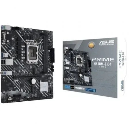 Placa Base Asus Prime H610M-E D4-CSM/ Socket 1700/ DDR4/ PCIe 4.0/ Micro ATX - PixelPlaza