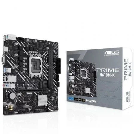 Placa Base Asus Prime H610M-K Socket 1700/ DDR5/ PCIe 4.0/ Micro ATX - PixelPlaza