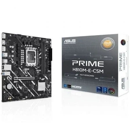 Placa Base Asus Prime H810M-E-CSM/ Socket 1851/ DDR5/ PCIe 4.0/ Micro ATX - PixelPlaza