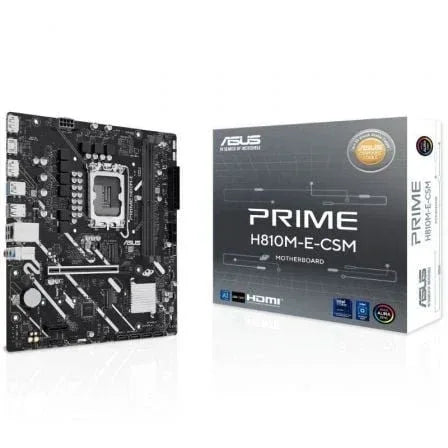 Placa Base Asus Prime H810M-E-CSM/ Socket 1851/ DDR5/ PCIe 4.0/ Micro ATX - PixelPlaza