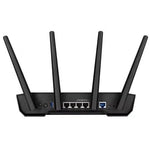 Router Gaming Inalámbrico Asus TUF-AX3000 V2/ WiFi 6/ 3000Mbps/ 2.4GHz 5GHz/ 4 Antenas/ WiFi 802.11ax/ac/n/a/ - n/b/g - PixelPlaza